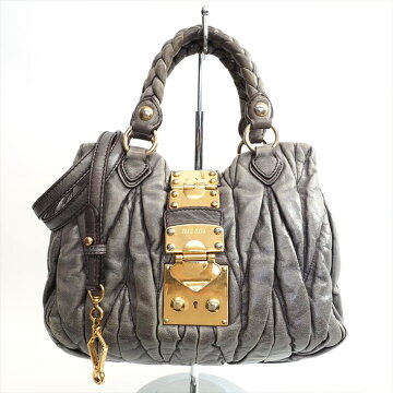 MiuMiu Miu Miu Leather Women's Bag Handbag [Pre]