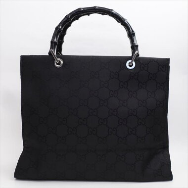 GUCCI Gucci Bamboo 00210103754GG canvas women's bag tote bag [pre]