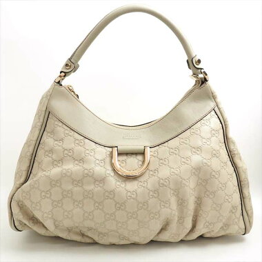 GUCCIグッチDリングホーボーグッチシマ189833･492783レザーレディースバッグハンドバッグ【中古】