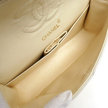 [Beauty products] CHANEL Chanel 23cmW chain W flap Gold Hardware Matorasse A01113 Lambskin Ladies Shoulder bag [pre]