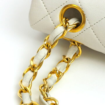 [Beauty products] CHANEL Chanel 23cmW chain W flap Gold Hardware Matorasse A01113 Lambskin Ladies Shoulder bag [pre]