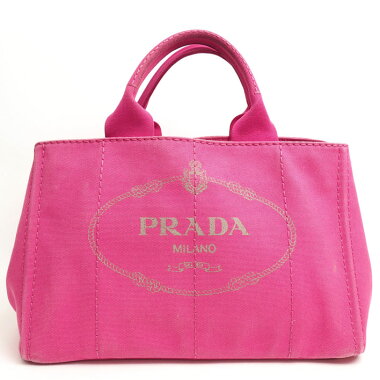 【美品】PRADAプラダカナパトート2WAYショルダーバッグB1877Gデニムレディーストートバッグ【中古】