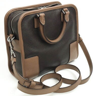 【ほぼ新品】LOEWEロエベスモールクルスバッグ2WAY371.34BI38レディースバッグハンドバッグ【中古】