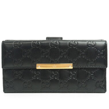 GUCCI Gucci G Pattern W Hook Gold Bracket Guccisima 1127150416 Ladies Purse Purse (with coin purse) [pre-owned]