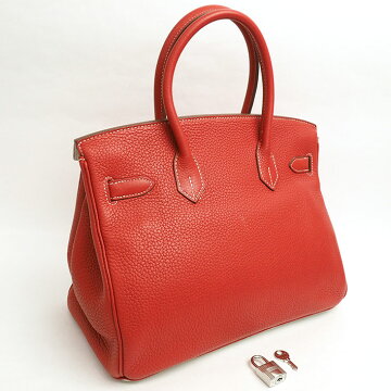 ãç¾ åã Hermes 302011 Spring Summer Collection Bicolor Silver Hardware Birkin Women's ãHandbagã ãUsedã