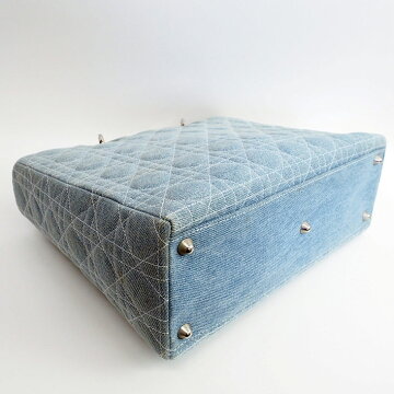 [ç¾ å] Christian Dior Kanage Clear Handle Large Bag Silver Hardware Lady Dior Women's ãHandbagã ãUsedã