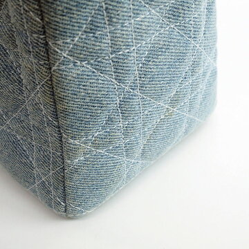 [ç¾ å] Christian Dior Kanage Clear Handle Large Bag Silver Hardware Lady Dior Women's ãHandbagã ãUsedã