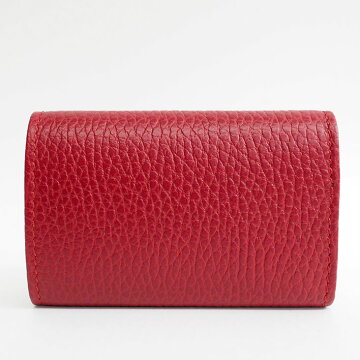 [Unused / Second-hand goods] Gucci 6 consecutive double G logo mark Petit Marmont 456118 Â· 2149 [Key holder Â· key case] [pre-owned]