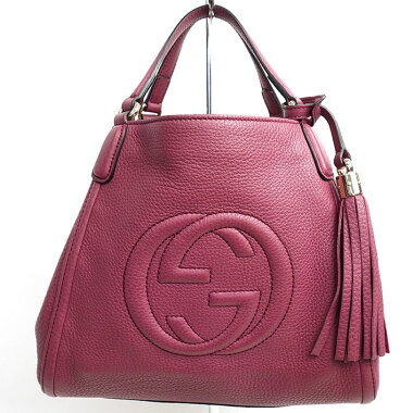 【美品】グッチ2WAYショルダータッセルフリンジ付きゴールド金具ソーホー336751・525040レディース【ハンドバッグ】【中古】