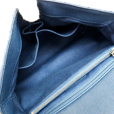 [ç¾ å] Chanel 2 Way Large Top Handle Flap Bag Silver Hardware Matrasse A 92992 Women's [Handbag] [Pre]