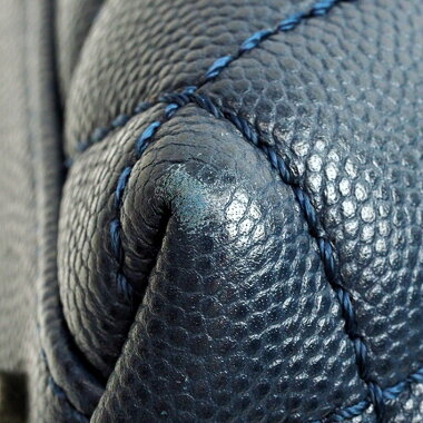 [ç¾ å] Chanel 2 Way Large Top Handle Flap Bag Silver Hardware Matrasse A 92992 Women's [Handbag] [Pre]