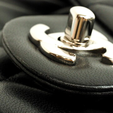 [ç¾ å] Chanel W flap W chain shoulder 25 silver fittings Matrasse A01112 Women's [shoulder bag] [pre]