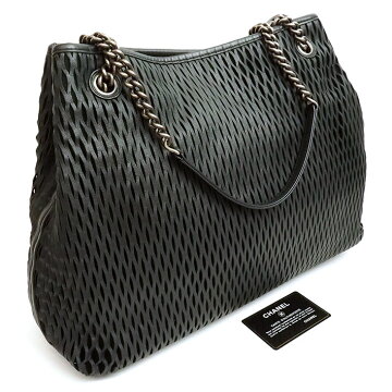 [ç¾ å] Chanel Mesh Chain Shoulder Silver Hardware Coco Mark Women's [Tote Bag] [Pre]