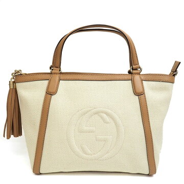 [Almost New] Gucci Double G2 Way Top Handle Bag Shoulder Bag with Fringe Tassel Soho 369176 Â· 493076 Women's [Handbag] [Used]