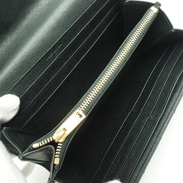 [ç¾ å] Yves Saint Laurent Quilting Stitch Flap Wallet Gold Hardware Classic / Monogram 372264 BRM 071000 Women's wallet [Long wallet] [pre]