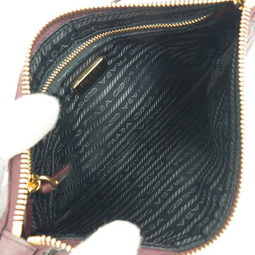 [ç¾ å] Prada Shoulder Pouch Quilting Gold Hardware Pocono 1NH545 Ladies ãAccessory Pouchã ãUsedã
