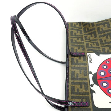 [Beautiful goods] Fendi ladybug print shoulder zucca 8BH185 lady's [tote bag] [pre]