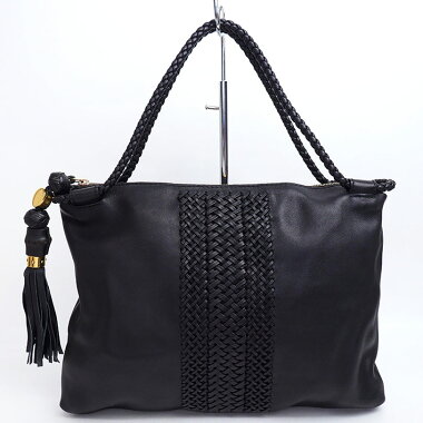 [Beauty goods] Gold bracket with Gucci tassel Bamboo 263952520981 Women's [handbags] [pre-owned]