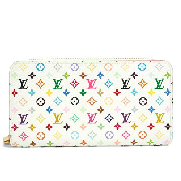 【ほぼ新品】ルイヴィトンジッピー・ウォレットモノグラム・マルチカラーM60241レディース【長財布】【中古】