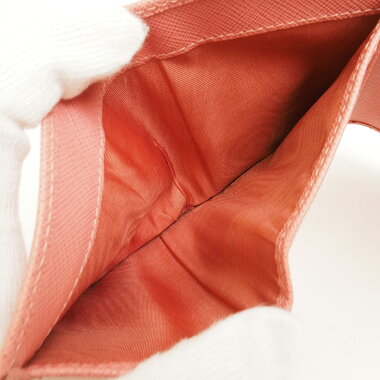 【ほぼ新品】プラダ三つ折り財布ゴールド金具サフィアーノ1MH176【二つ折り財布】【中古】