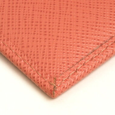 【ほぼ新品】プラダ三つ折り財布ゴールド金具サフィアーノ1MH176【二つ折り財布】【中古】