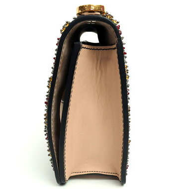 [ç¾ å] Christian Dior 2WAY clutch bag flap bag chain shoulder bead embroidery Ja Dior [shoulder bag] [pre]