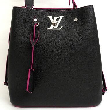 【ほぼ新品】ルイヴィトンロックミー・バケットM54677【ショルダーバッグ】【中古】