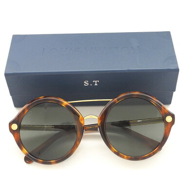 [Beautiful goods] "ST" Z1053E ladies sunglasses [accessories, miscellaneous goods] [used] with Louis Vuitton Nuo Soleil initials