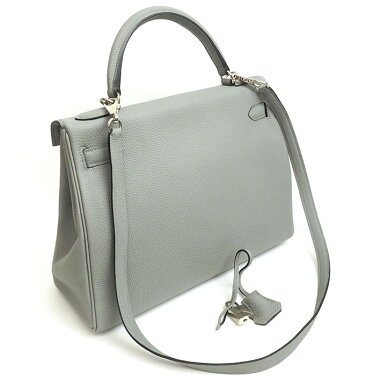 【未使用品・新古品】エルメス32シルバー金具ケリー【ハンドバッグ】【中古】