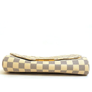 【美品】ルイヴィトンフェイボリットMMダミエアズールN41275【ショルダーバッグ】【中古】