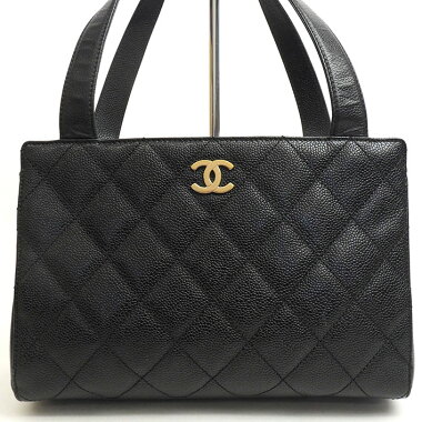 シャネルミニトートゴールド金具ココマーク【ハンドバッグ】【中古】