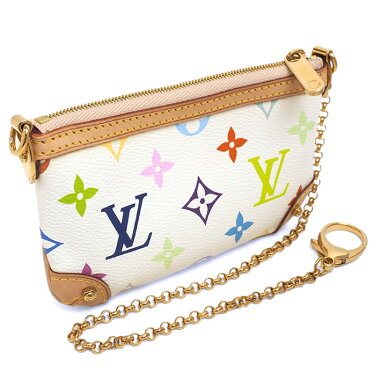 [ç¾ å] Louis Vuitton Pochette Mira Monogram Multicolor M60098 ãAccessory Pouchã ãUsedã