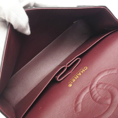 [Good Condition] Chanel 25W Chain W Flap Gold Hardware Matrasse A01112 [Shoulder Bag] [Used]