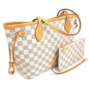 [Almost New] Louis Vuitton Never Full PM Damier Azur N41362 [Tote Bag] [Pre]