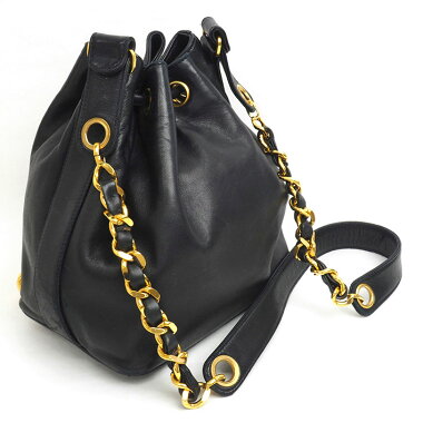Chanel Vintage Drawstring Chain Shoulder Ball Charm with Coco Mark [Shoulder Bag] [Pre]