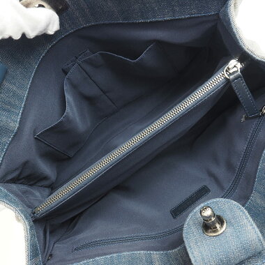 【美品】シャネルVステッチラージトートメタル金具ボーイシャネルA92773【トートバッグ】【中古】