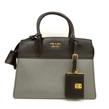 [Beauty goods] Prada Esplanade 2 WAY Bicolor Shoulder Gold Hardware 1 BA 045 [Handbag] [Pre]