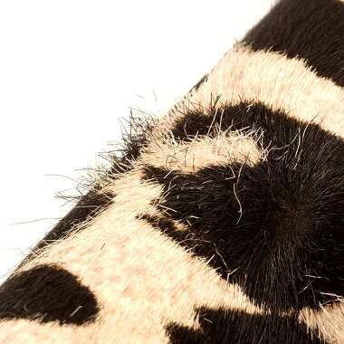 【美品】レオパードロックスタッズ2WAYショルダーバッグゴールド金具ガラヴァーニ【トートバッグ】【中古】