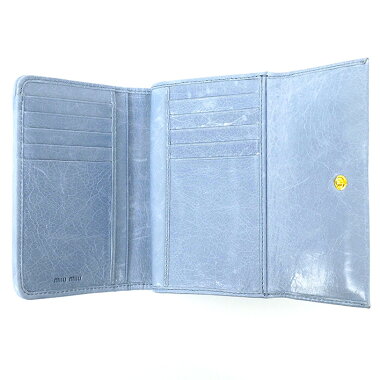 【ほぼ新品】三つ折り財布L字ファスナーマテラッセ5ML225【二つ折り財布】【中古】