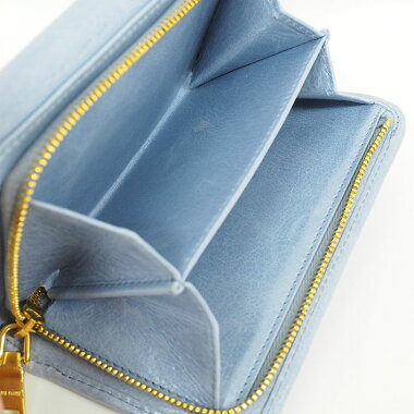 【ほぼ新品】三つ折り財布L字ファスナーマテラッセ5ML225【二つ折り財布】【中古】