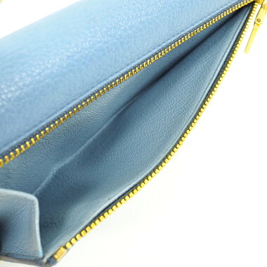 【美品】二つ折りバイカラーロングウォレットマドラスビコローレ5MF406【長財布】【中古】