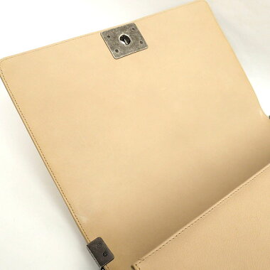 【中古】【美品】シャネルCC斜め掛けチェーンショルダークロスボディアンティークシルバー金具ボーイシャネルA67086【ショルダーバッグ】