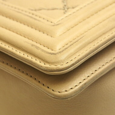 【中古】【美品】シャネルCC斜め掛けチェーンショルダークロスボディアンティークシルバー金具ボーイシャネルA67086【ショルダーバッグ】