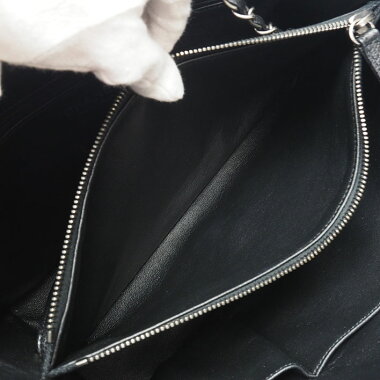 [Used] [almost new] Chanel Medium Shopping Tote Shoulder Gun Metal Coco Mark A90451 [Tote Bag]