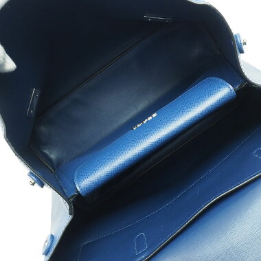 [Used] [Goods] Prada Top Handle Flap Bag 2WAY Shoulder Silver Hardware Safiano BN 2789 [Handbag]