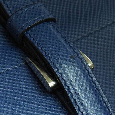 [Used] [Goods] Prada Top Handle Flap Bag 2WAY Shoulder Silver Hardware Safiano BN 2789 [Handbag]