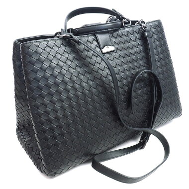 [Used] [Good Condition] Bottega Veneta ROMA Rome Bag 2WAY Shoulder Bag Intrechart 337303VQ1301000 [Handbag]