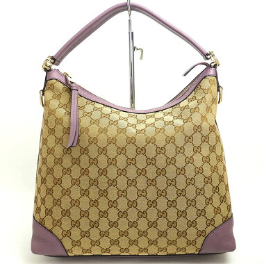 【中古】【美品】グッチミスGG2WAYショルダー肩掛けGGキャンバス326514213048【ハンドバッグ】