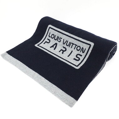 【中古】【ほぼ新品】ルイヴィトンエシャルプ・グラヴィティーMP2236マフラー【小物・雑貨】
