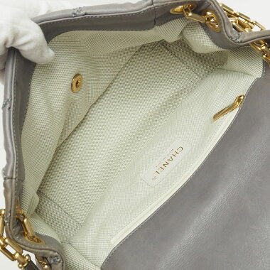 [Preowned] [Goods] Chanel CC Wild Stitch Matrasse Retro Chain Antique Gold Brackets Coco Mark [Shoulder Bag]